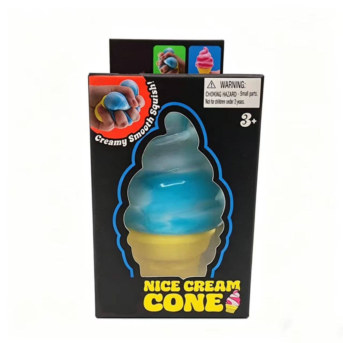 Heart Shake - Ice Cream Cone TPR Sensory Squeeze Toy