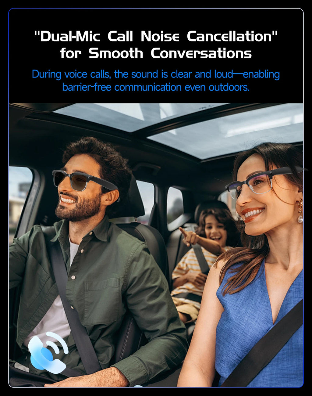 2026New AI Smart Glasses 120+Language Translation 800W Pixel Camera Video Music Player Call Business 8K Color Change Glasses Men