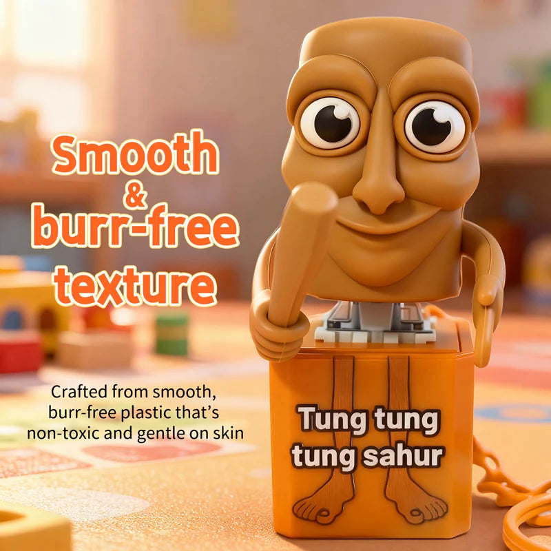 Tung Tung Tung Sahar Fidget Toys Keyboard Buttons Italian Brainrot Toys with Sound and Light Stress Relief Toy Birthday Gifts