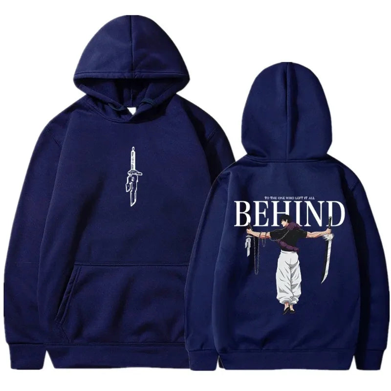 Anime Hoodies for Men and Women Fushiguro Toji Manga Hoodies Gothic Sportswear Hip Hop Street Wear Men's Clothing