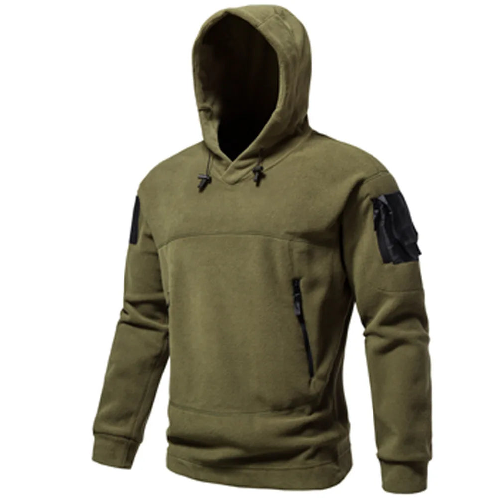 Hoodies for Man 2025 New Men's Tactical Outdoor Men's Hoodie Autumn Winter Thick Hooded Jacket Multifunctional Casual Sportswear