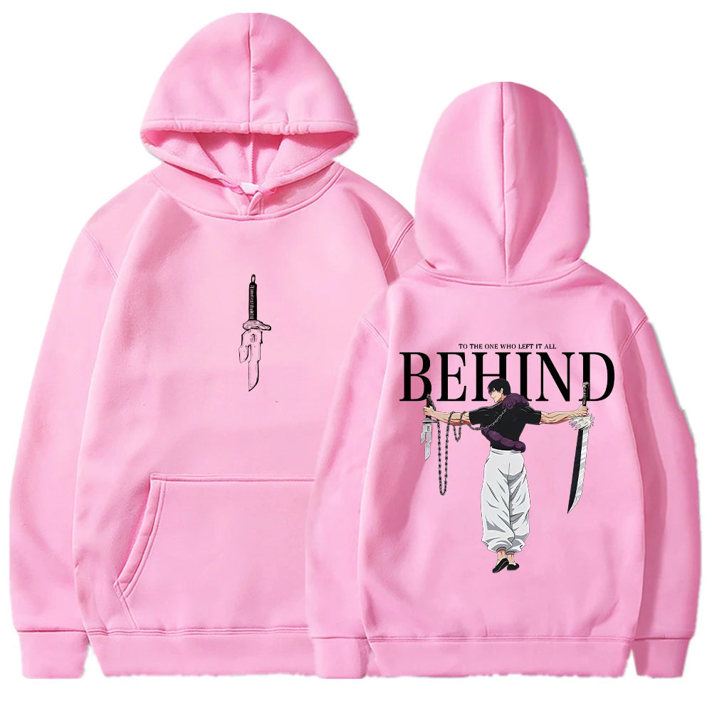 Anime Hoodies for Men and Women Fushiguro Toji Manga Hoodies Gothic Sportswear Hip Hop Street Wear Men's Clothing