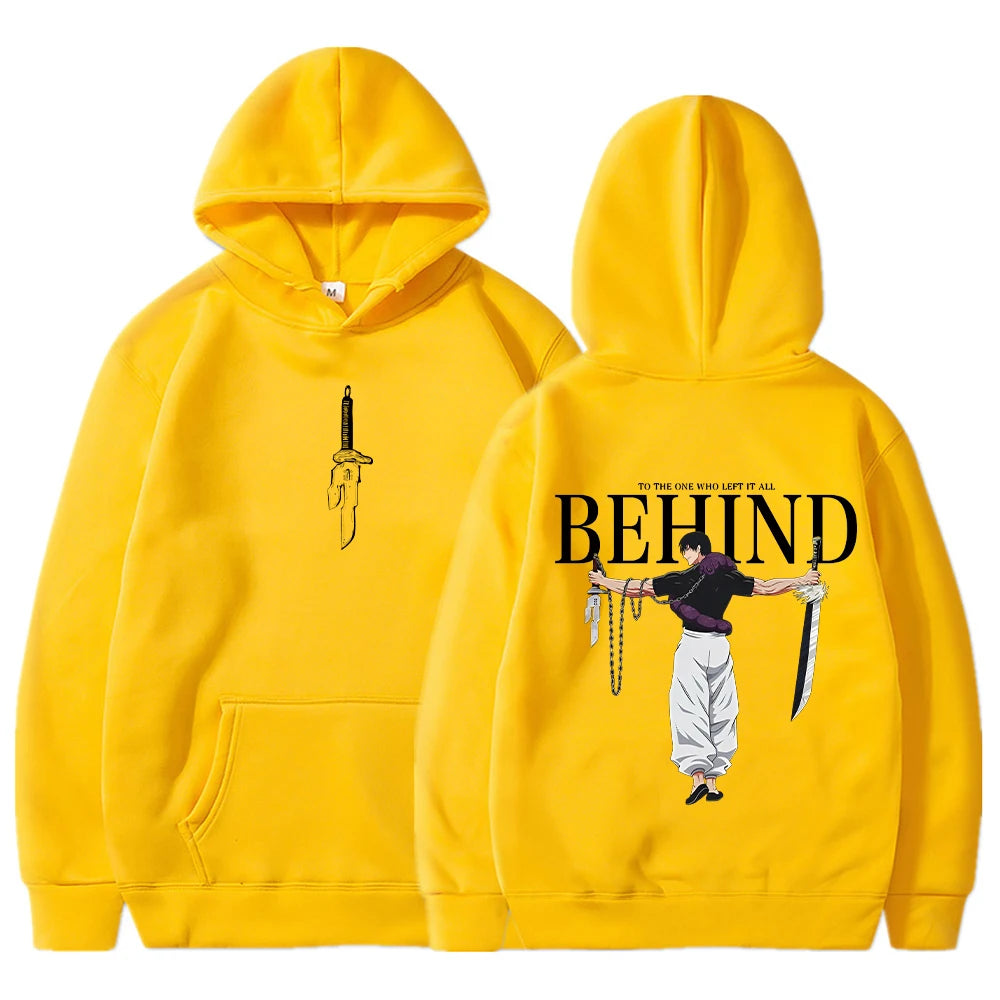Anime Hoodies for Men and Women Fushiguro Toji Manga Hoodies Gothic Sportswear Hip Hop Street Wear Men's Clothing