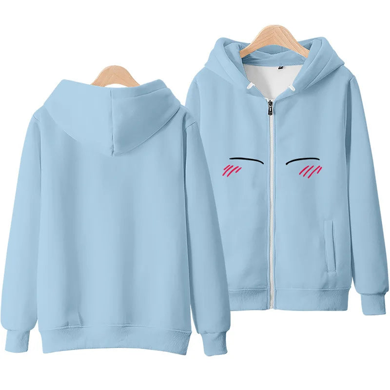 Anime Rimuru Tempest Hooded Hoodies Men Women Long Sleeve Sweatshirt Streetwear Clothes Cosplay Costume