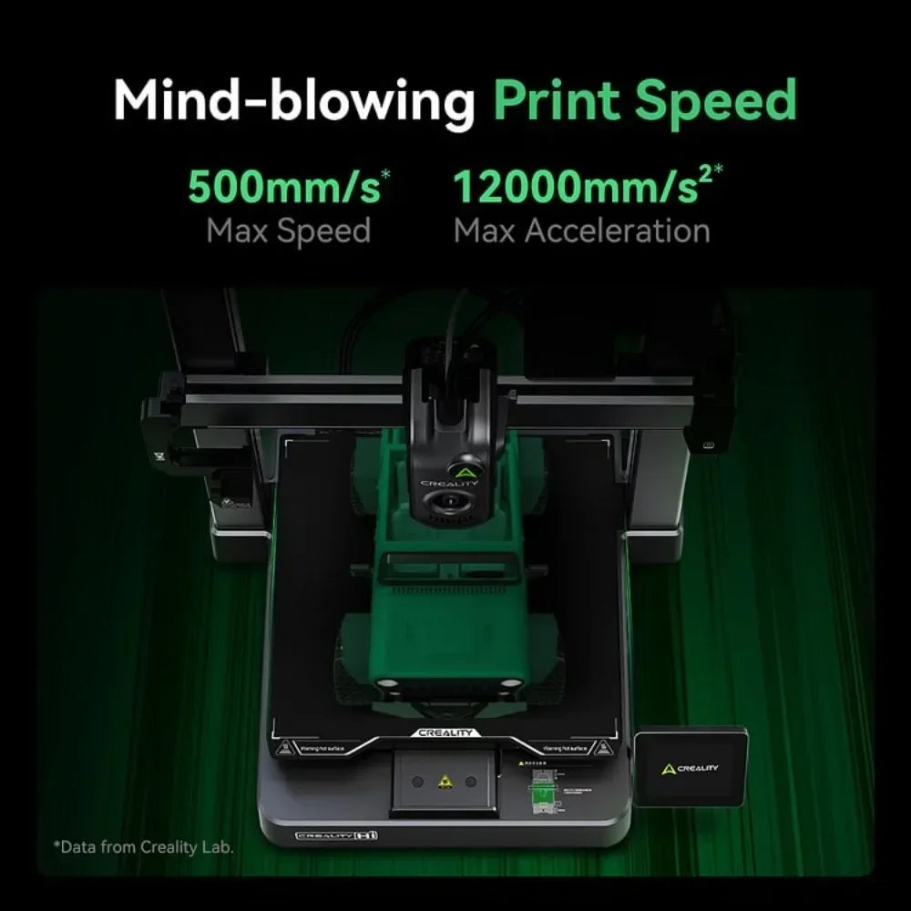 Creality CFS/Hi/Hi Combo 3D Printer Auto Bed Leveling Full Metal Extruder with 500 mm/s 12000 mm/s² max acceleration Fast Print