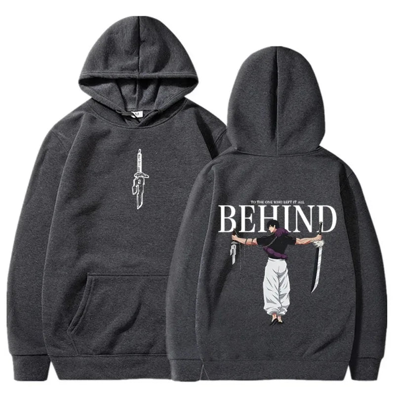 Anime Hoodies for Men and Women Fushiguro Toji Manga Hoodies Gothic Sportswear Hip Hop Street Wear Men's Clothing