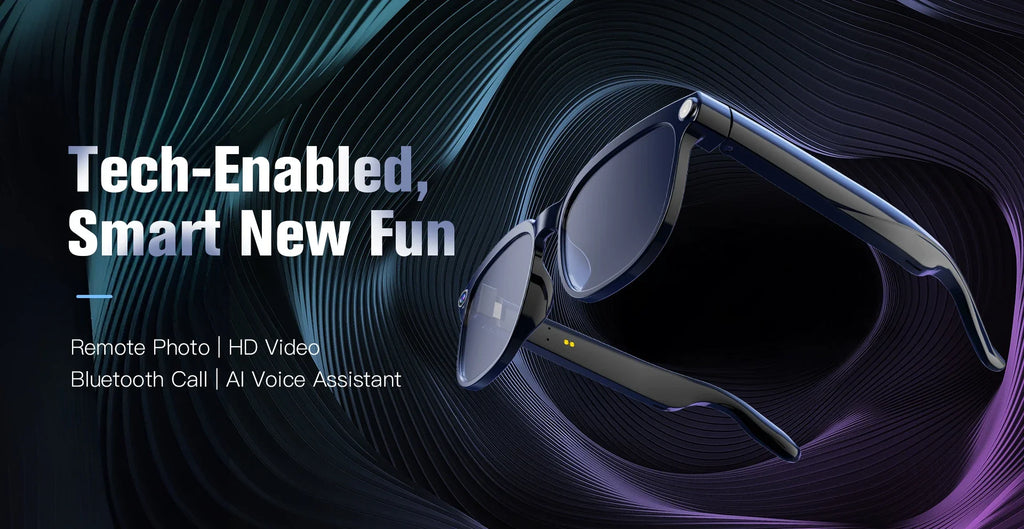 AI Smart Glasses 2026 New Men 800W Camera Color-Changing Translation Glasses Waterproof Call Photo Video Recording Sunglasses