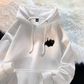 Hoodie Men's Trendy Brand Versatile Hong Kong Style High Street American Printed Top Autumn and Winter Coat Streetwear Anime