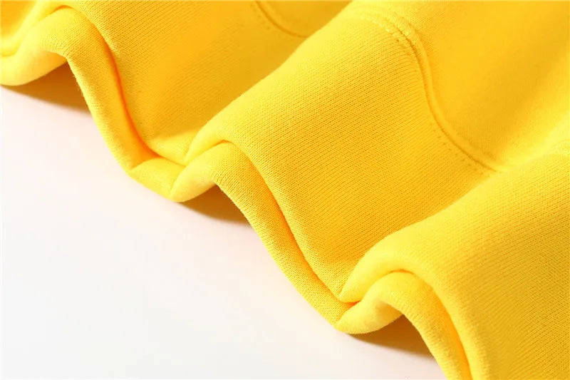 Men's Women's Hoodies Loose Casual Wear Solid Color Hoodies Long Sleeve Hooded Personality Streetwear SweatshirtsCustom Prints