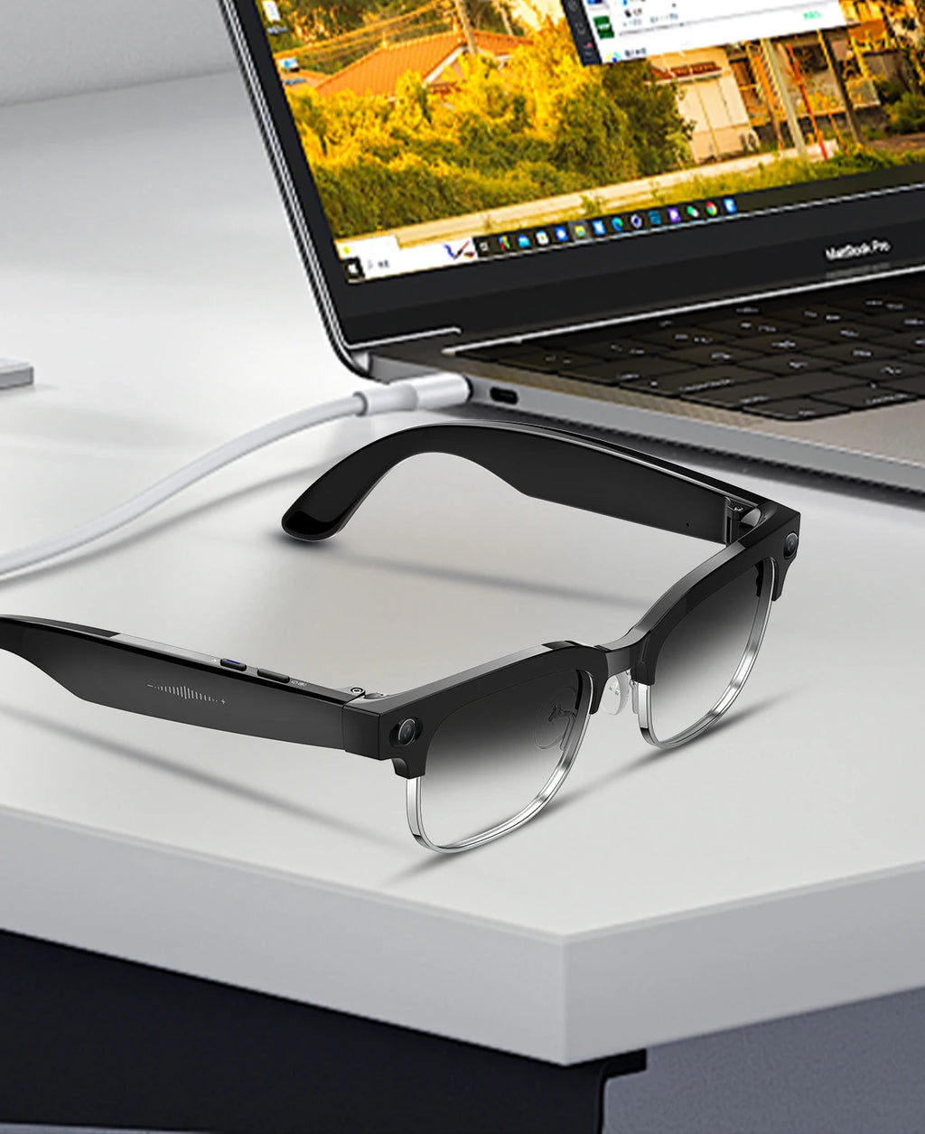 AI Smart Glasses AI Smart Translation AI Smart Question and Answer Interaction 800W HD Camera 290mAh Battery AI Smart Glasses
