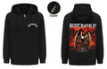 Mens Black Heavy Metal Band Bathory Hoody Y2k Vintage Hip Hop Streetwear Hoodie Zip-up Casual men women Hoodies Coats