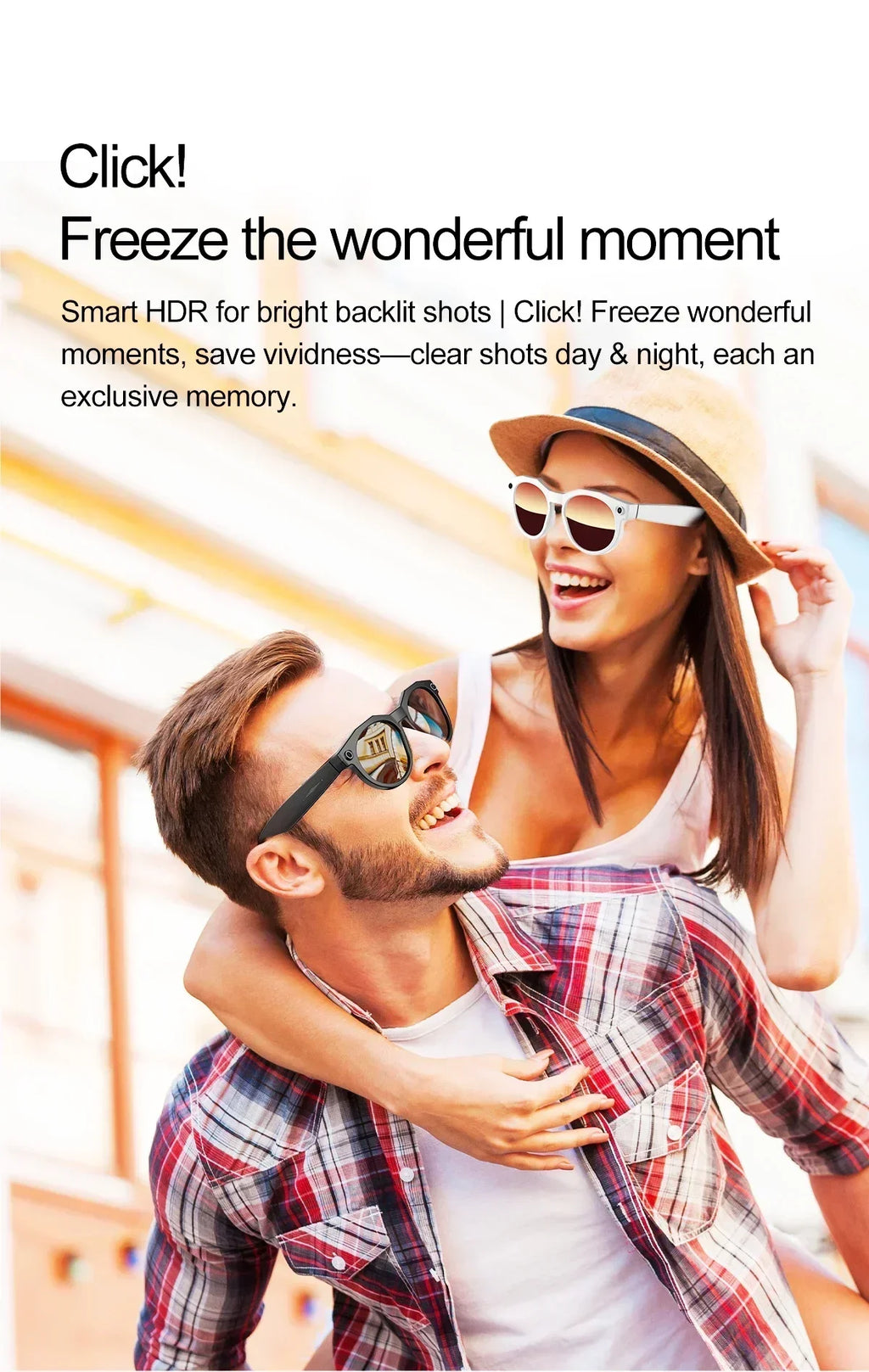 2026 New AI Smart Glasses 8MP Photo&Video Recording Music Playback Voice Wake-Up AI Interaction Translation 290mAh Smart Glasses