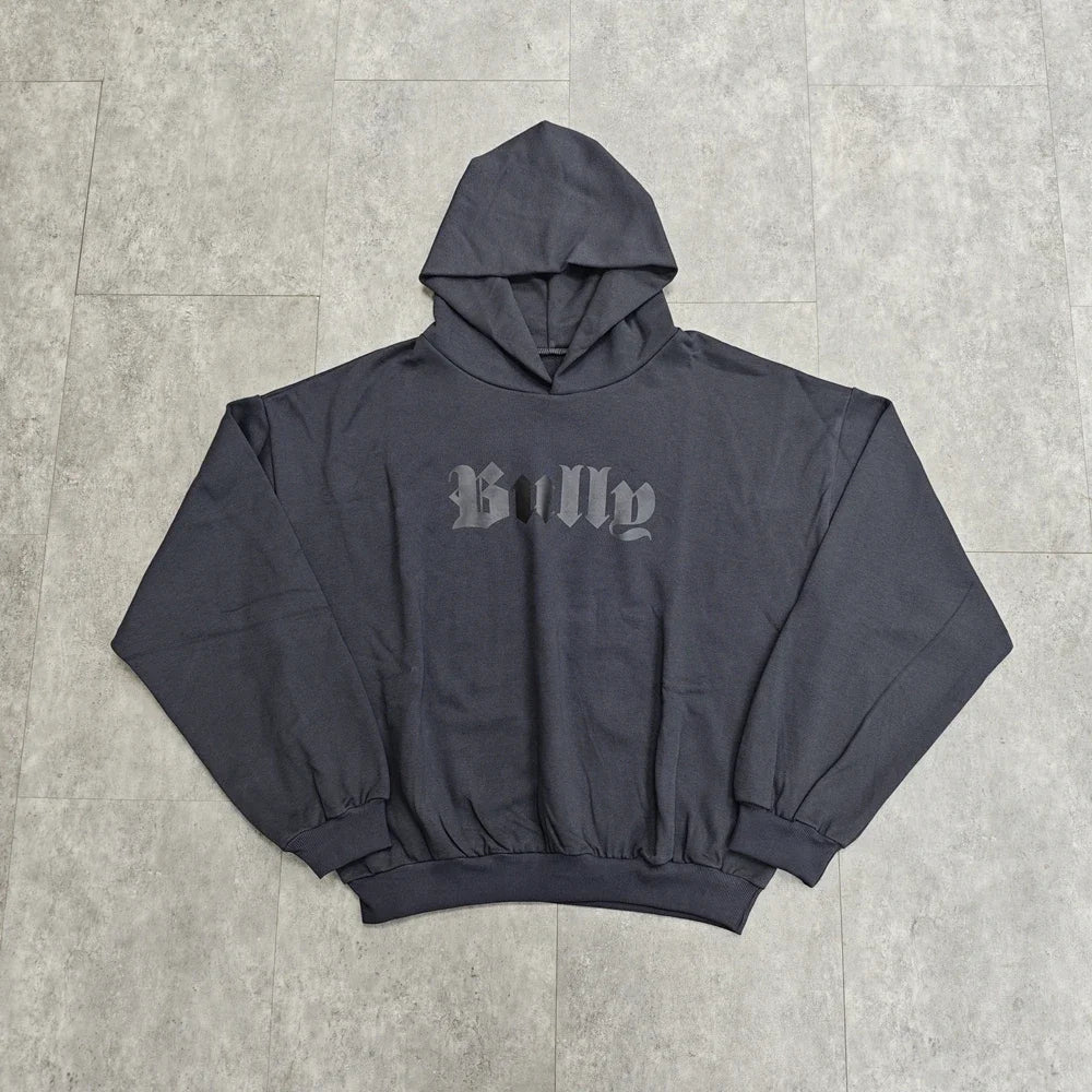 Yao Fashion Luxury Men Tops Hoodied Kanye West Bully Streetwear Oversize HipHop Vintage Sweatshirt Loose Hoodies For Men Unisex