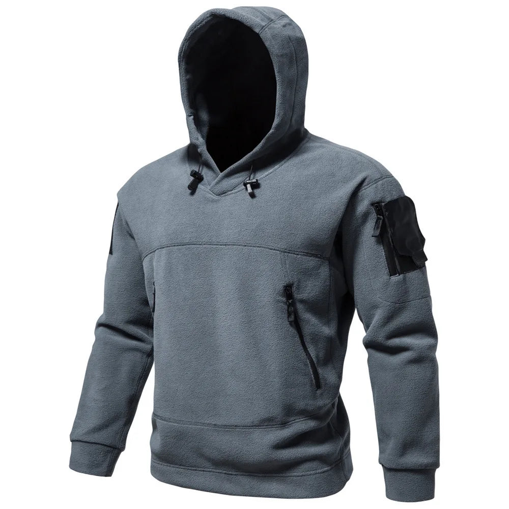 Hoodies for Man 2025 New Men's Tactical Outdoor Men's Hoodie Autumn Winter Thick Hooded Jacket Multifunctional Casual Sportswear