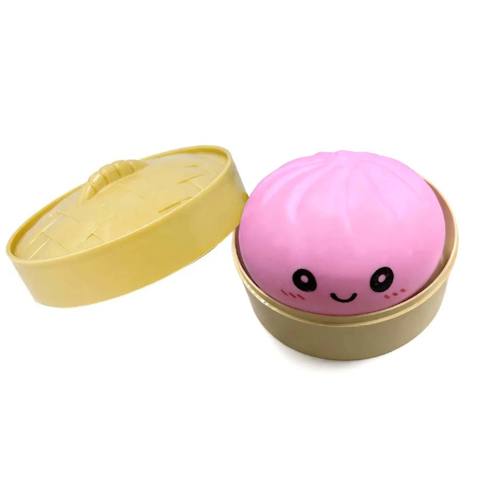 Colorful Simulated Dumpling Squishy Blind box Relaxing Relieve Anxiety Antistress Enhance Happiness Rebound Squeeze Reliever Toy