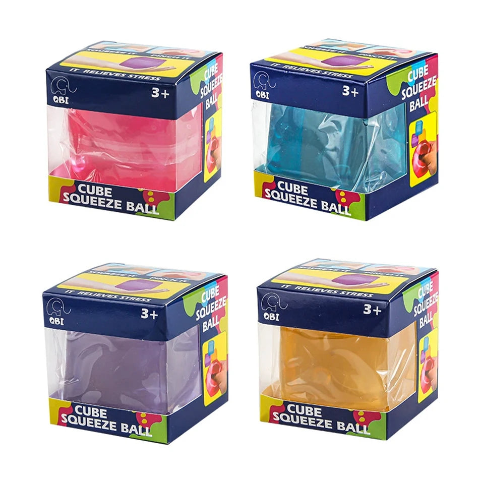 Nee doh Nice Cube,Cute Bear Maltose,Stress Resistant Toy That Relieve Anxiety,Relax And Grip Desktop Decorative With Box Gifts