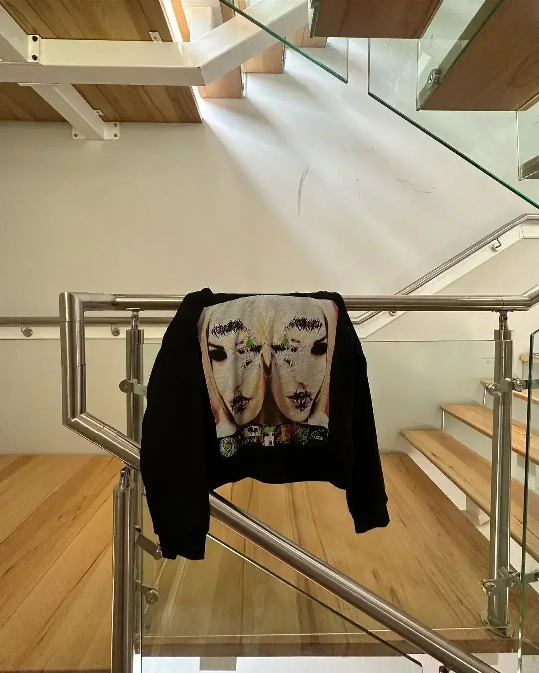 Harajuku Hoodies Women Goth Streetwear Tops Gothic Grunge Couples Sweatshirt Drolandmiller Oversized Hoodie Y2k Clothes