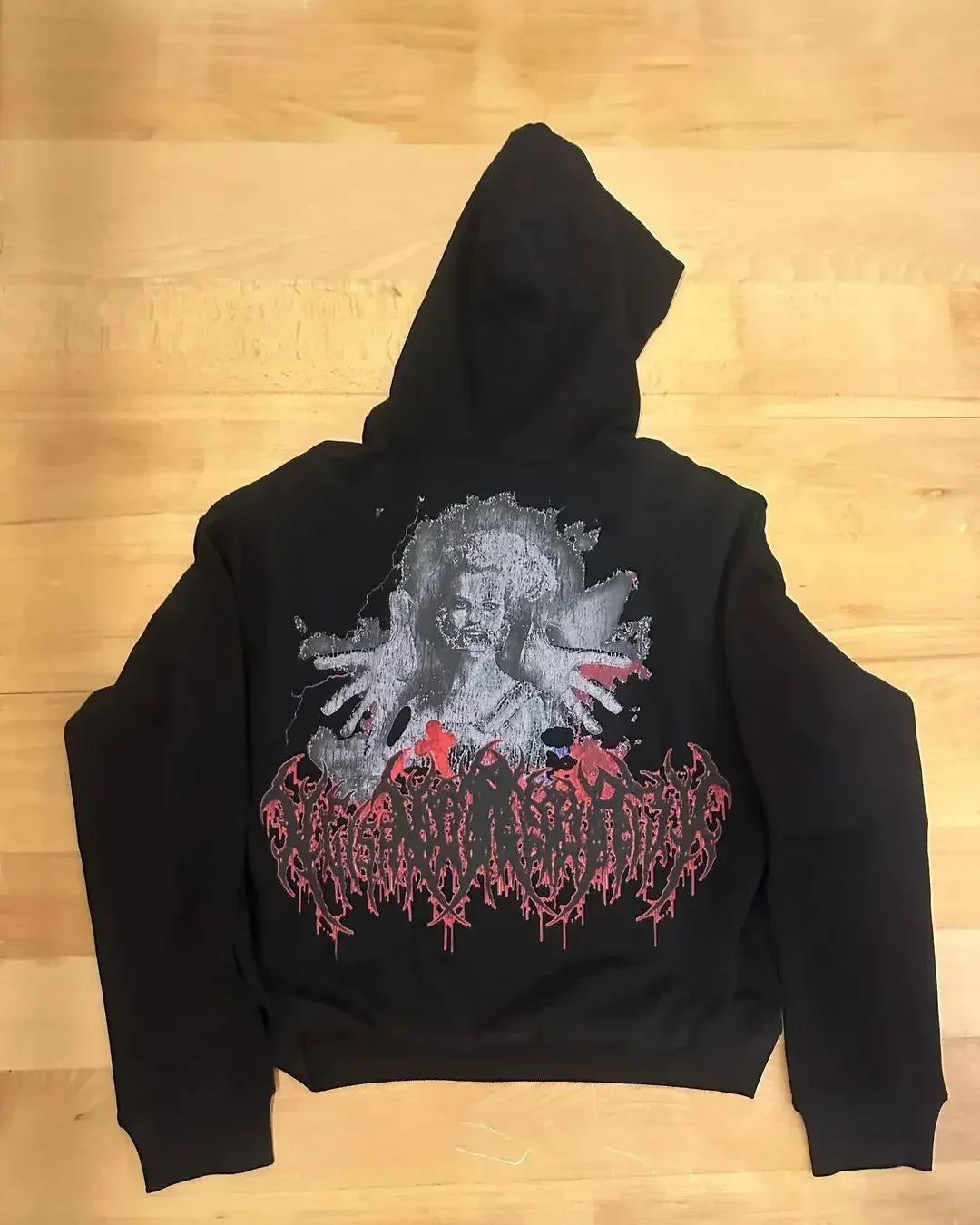 Harajuku Hoodies Women Goth Streetwear Tops Gothic Grunge Couples Sweatshirt Drolandmiller Oversized Hoodie Y2k Clothes