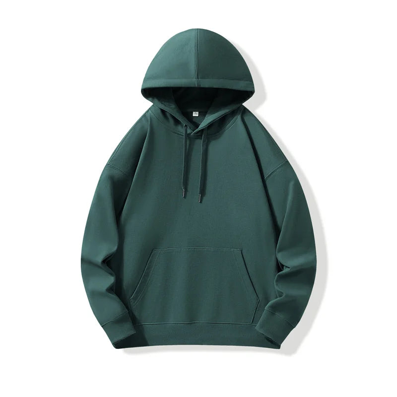 330GSM 100% Cotton Hoodies Men Women DIY Customize Logo Your OWN Design Logo/Picture/Text Customzation Unisex Hooded Sweatshirt