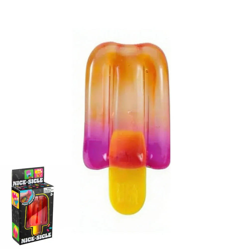 Nee-doh Nice Cream Cone Colorful Ice Cream Shaped Sensory Stress Reliever Fidget Tool for Anxiety & Focus for Adults & Kids