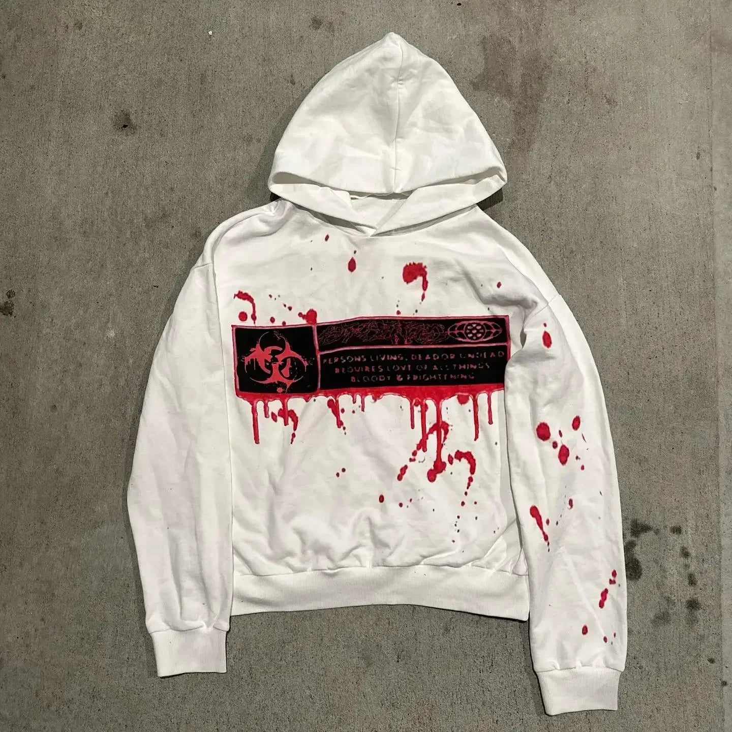 Harajuku Hoodies Women Goth Streetwear Tops Gothic Grunge Couples Sweatshirt Drolandmiller Oversized Hoodie Y2k Clothes