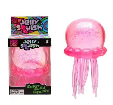 Nee Doh Jelly Octopus Sensory Toy, Water Resistant, Perfect for Boys and Girls