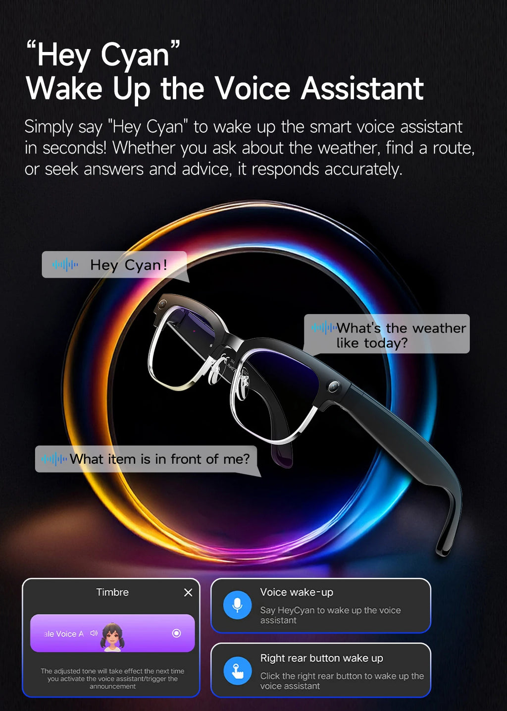 2026New AI Smart Glasses 120+Language Translation 800W Pixel Camera Video Music Player Call Business 8K Color Change Glasses Men