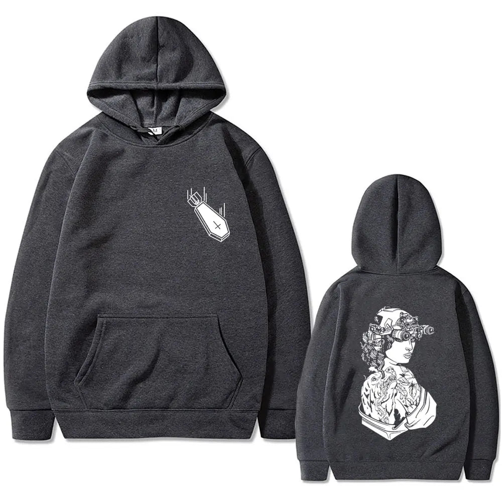 Forward Observations Group Graphic Hoodie Men Women Casual Fleece Cotton Sweatshirt Men's Hip Hop Oversized Hoodies Streetwear