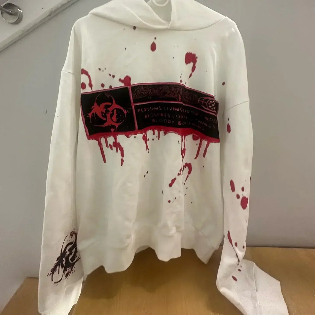 Harajuku Hoodies Women Goth Streetwear Tops Gothic Grunge Couples Sweatshirt Drolandmiller Oversized Hoodie Y2k Clothes