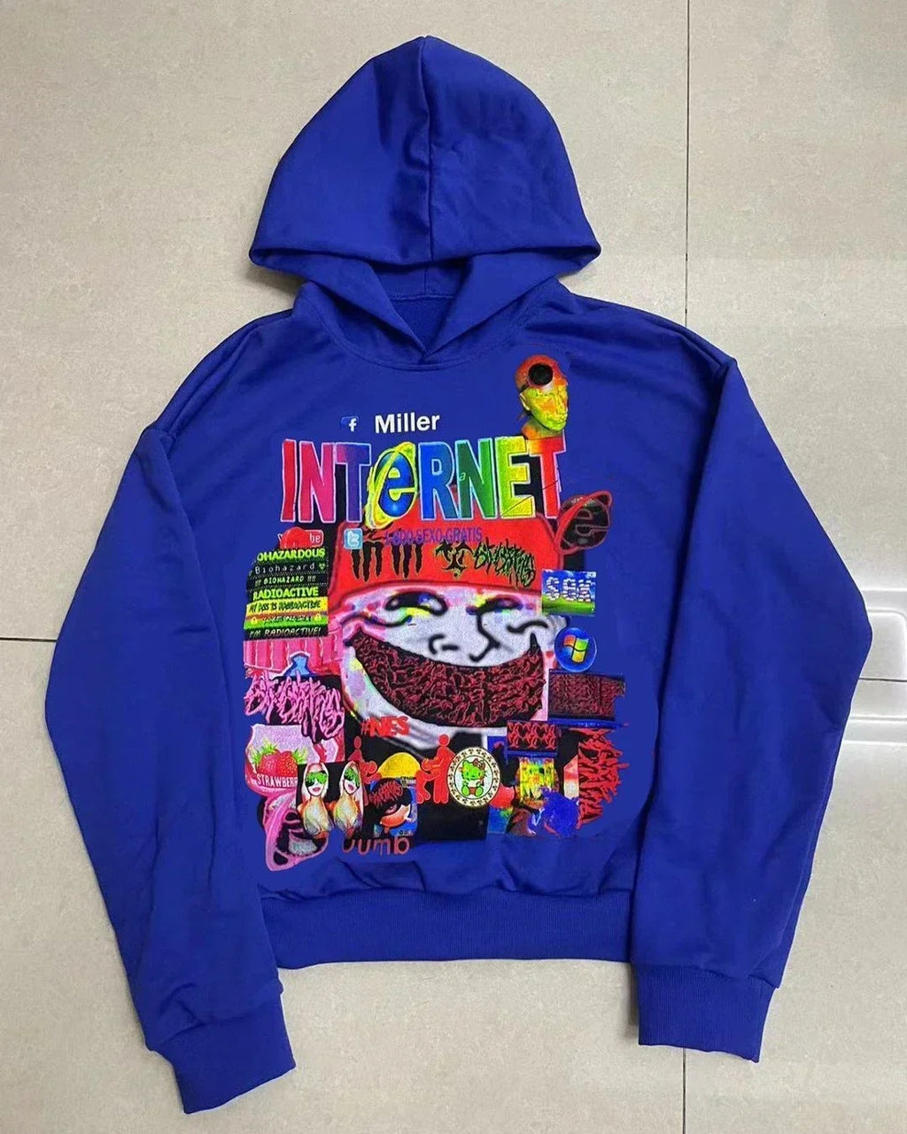 Harajuku Hoodies Women Goth Streetwear Tops Gothic Grunge Couples Sweatshirt Drolandmiller Oversized Hoodie Y2k Clothes