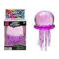 NEE DOH Jellyfish Shaped Squishy Squeeze Toy Glitter Blue Transparent Sensory Stress Relief For Home Work Play For Adults