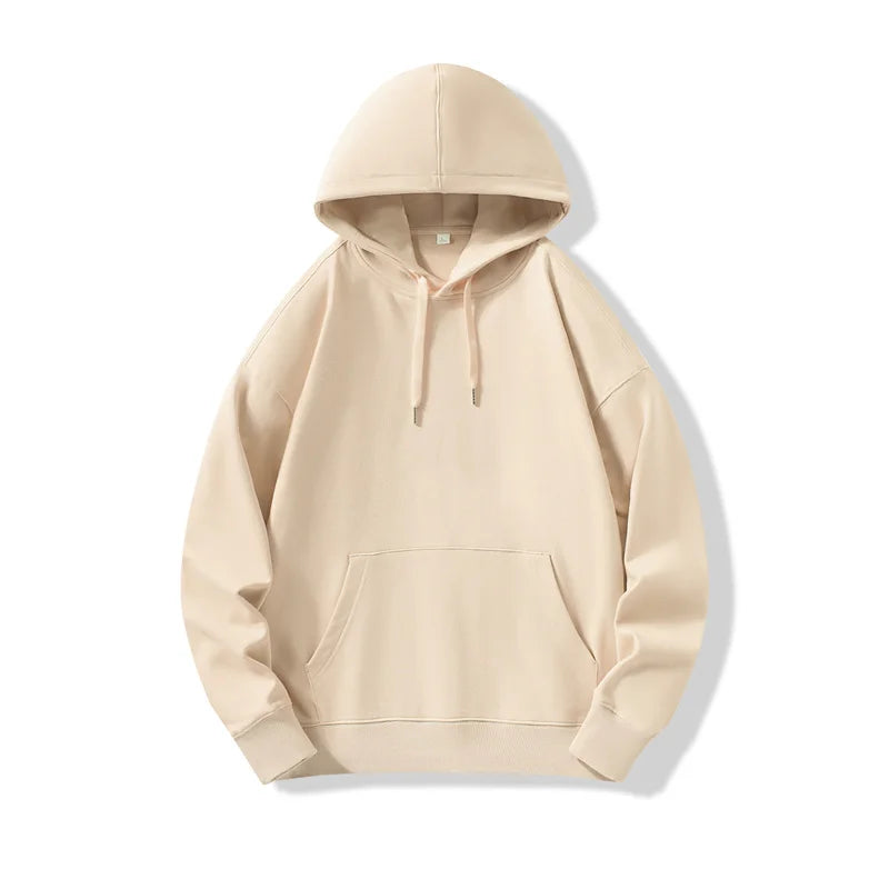 330GSM 100% Cotton Hoodies Men Women DIY Customize Logo Your OWN Design Logo/Picture/Text Customzation Unisex Hooded Sweatshirt