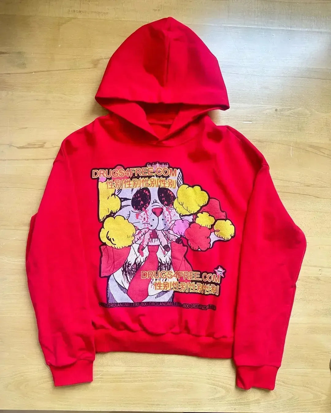 Harajuku Hoodies Women Goth Streetwear Tops Gothic Grunge Couples Sweatshirt Drolandmiller Oversized Hoodie Y2k Clothes