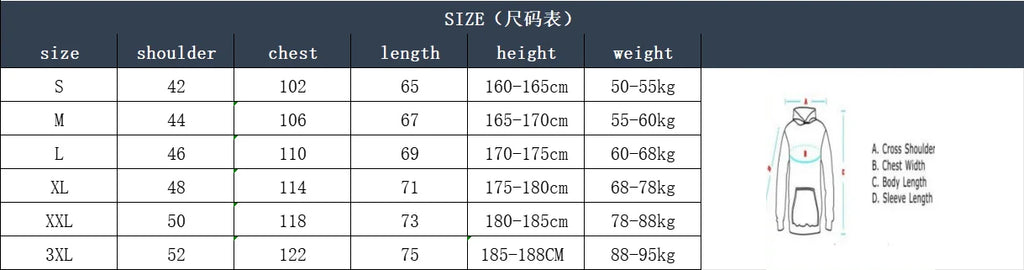Hoodie Men's Trendy Brand Versatile Hong Kong Style High Street American Printed Top Autumn and Winter Coat Streetwear Anime