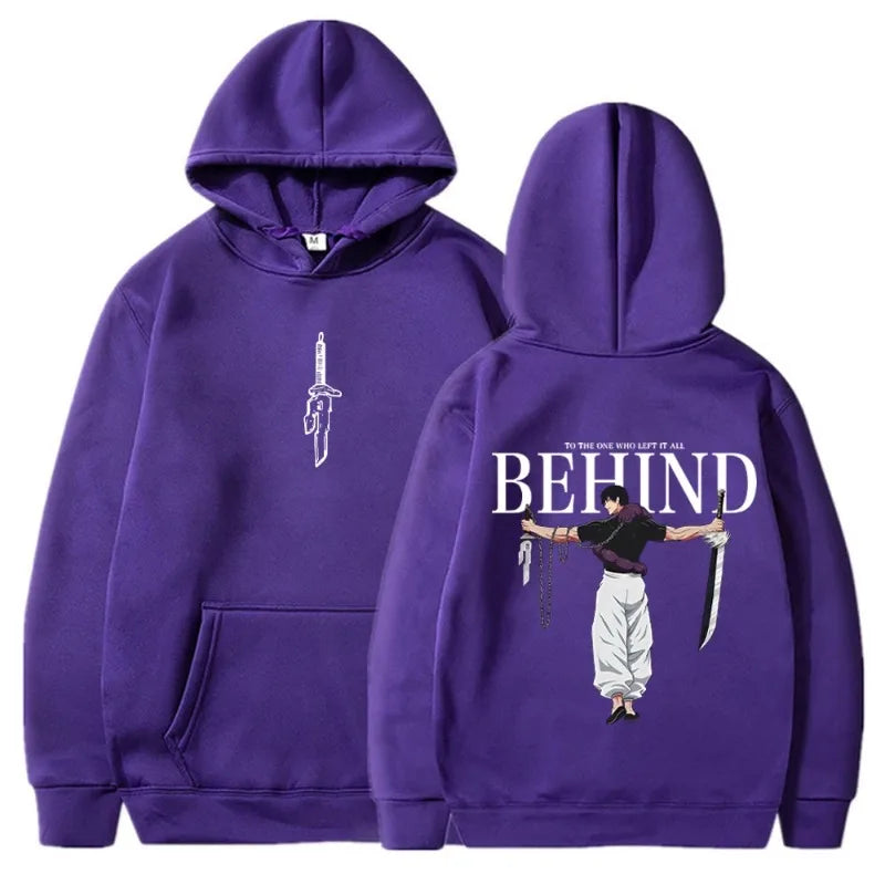 Anime Hoodies for Men and Women Fushiguro Toji Manga Hoodies Gothic Sportswear Hip Hop Street Wear Men's Clothing