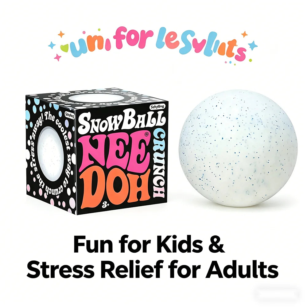 Nee-doh Nice Cream Cone Colorful Ice Cream Shaped Sensory Stress Reliever Fidget Tool for Anxiety & Focus for Adults & Kids