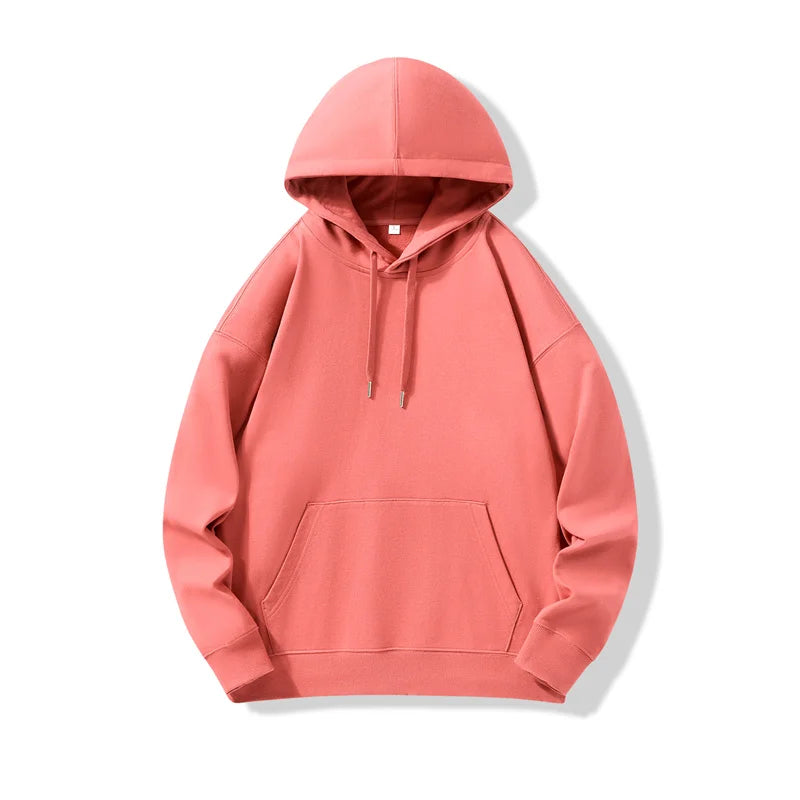330GSM 100% Cotton Hoodies Men Women DIY Customize Logo Your OWN Design Logo/Picture/Text Customzation Unisex Hooded Sweatshirt