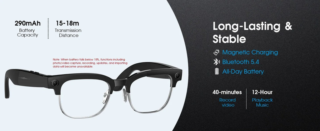 4K Smart AI Glasses 8MP Camera Recording Videos Photo Recognition Answer Translation BT Call Photochromic Sunglasses Waterproof