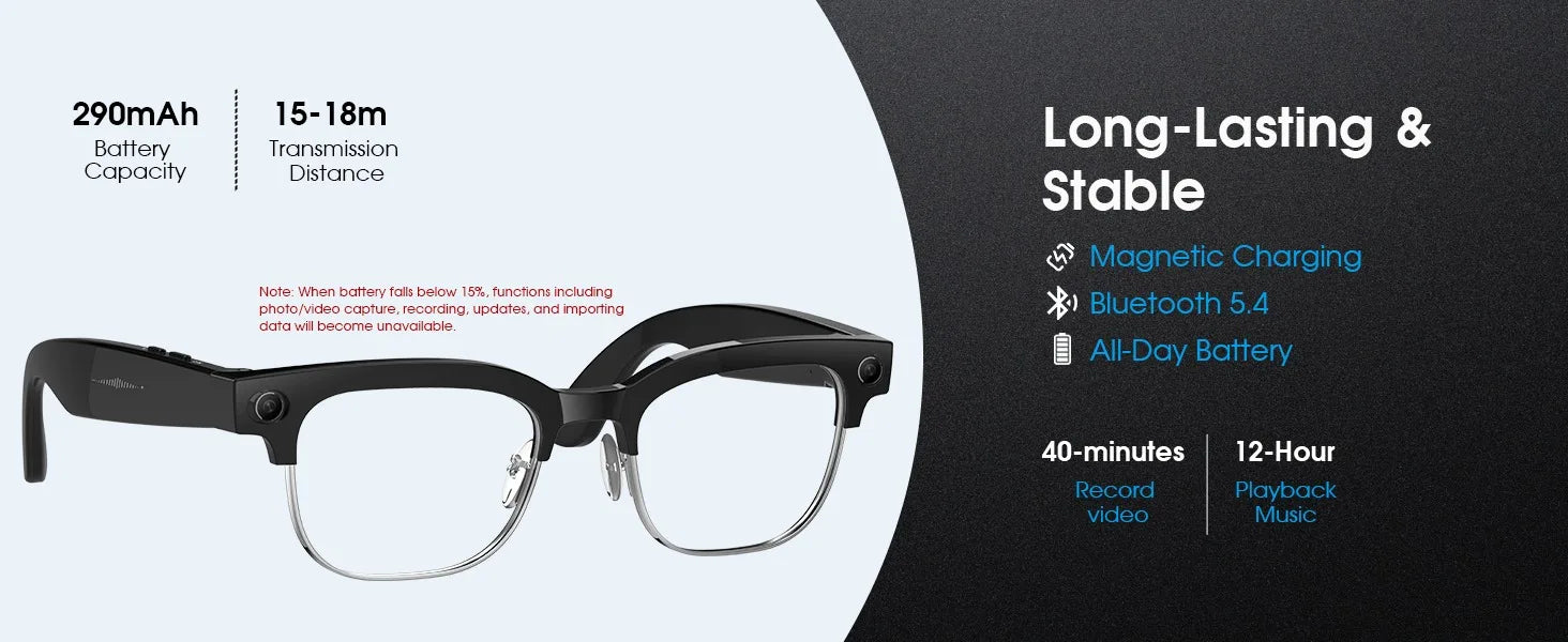 4K Smart AI Glasses 8MP Camera Recording Videos Photo Recognition Answer Translation BT Call Photochromic Sunglasses Waterproof