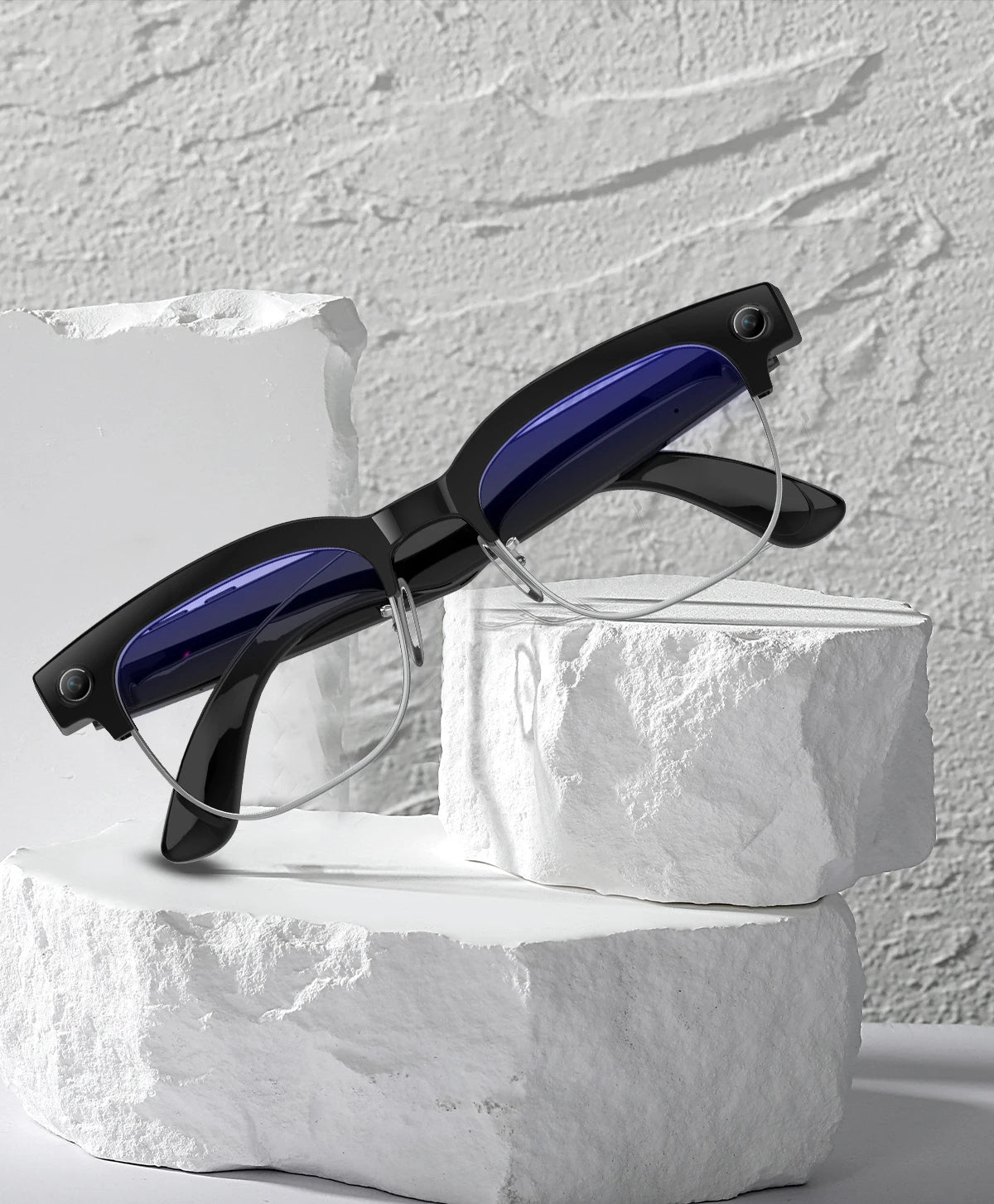 2026New AI Smart Glasses 120+Language Translation 800W Pixel Camera Video Music Player Call Business 8K Color Change Glasses Men