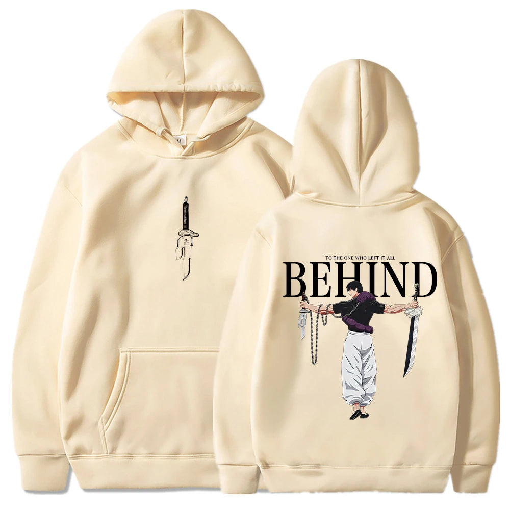 Anime Hoodies for Men and Women Fushiguro Toji Manga Hoodies Gothic Sportswear Hip Hop Street Wear Men's Clothing