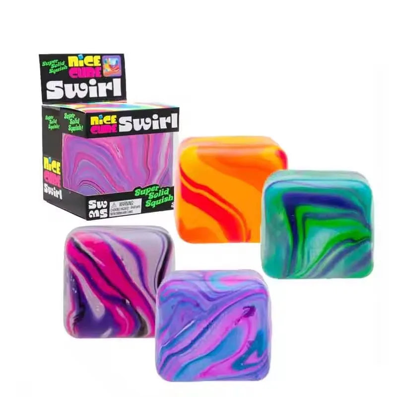 2026newNeedoh Nice Sensory Cube, Anti-Stress Tool for Anxiety and Concentration, Sensory Desk Cube for Adults and Kids