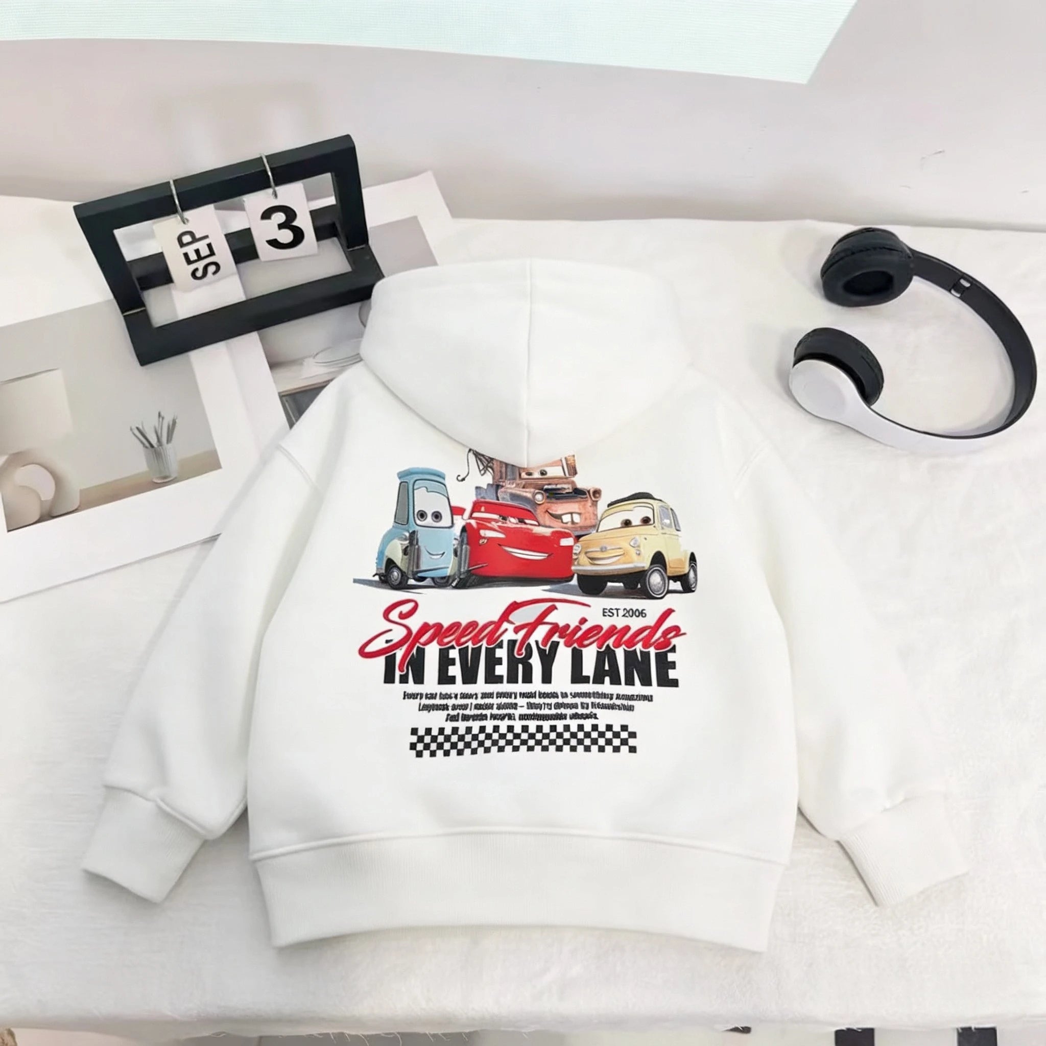 Hoodies For Kids Clothing Spring New Style Cartoon Car Fashion Sweatshirts Tops Hooded Long Sleeved Children's Costume Hoodie