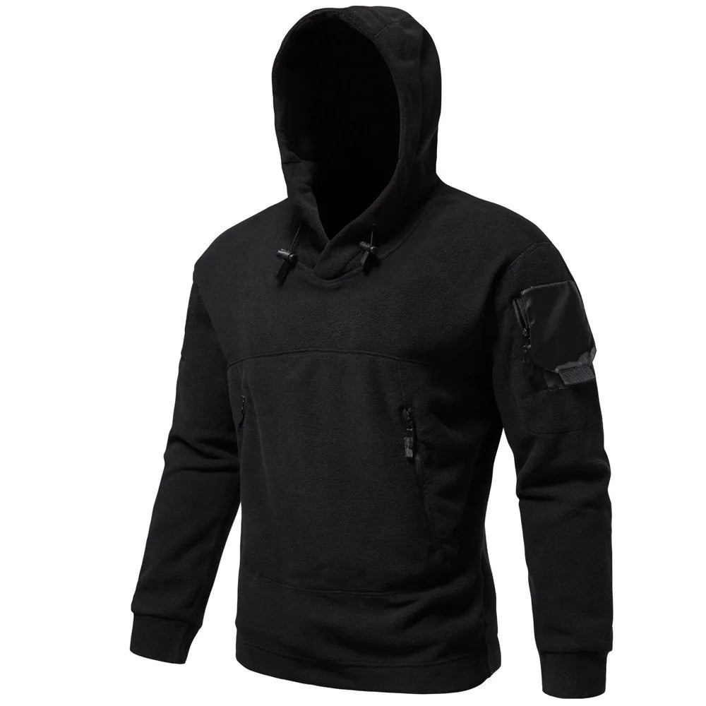 Hoodies for Man 2025 New Men's Tactical Outdoor Men's Hoodie Autumn Winter Thick Hooded Jacket Multifunctional Casual Sportswear