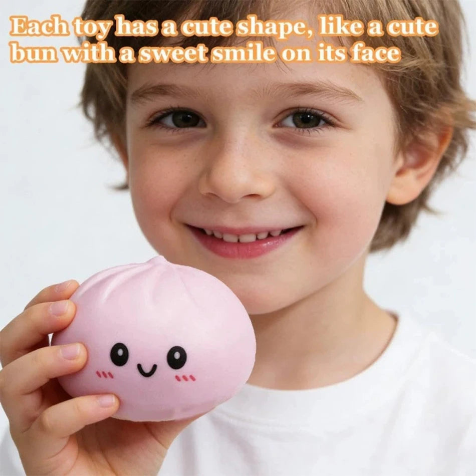 Colorful Simulated Dumpling Squishy Blind box Relaxing Relieve Anxiety Antistress Enhance Happiness Rebound Squeeze Reliever Toy