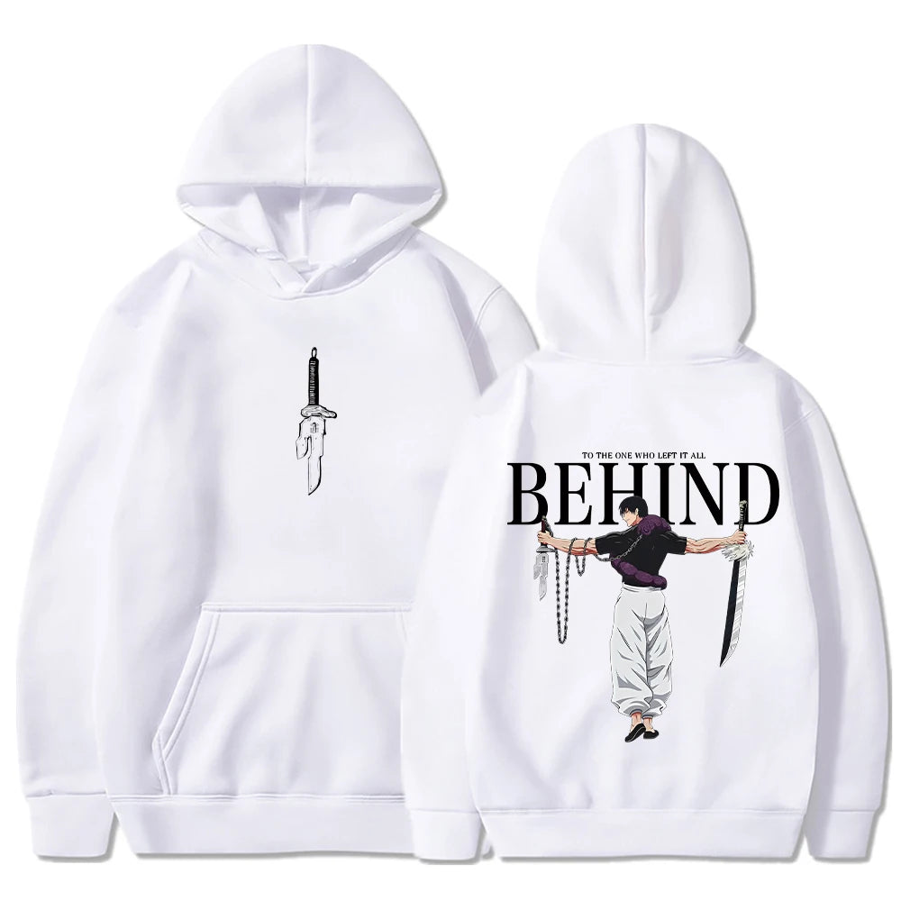 Anime Hoodies for Men and Women Fushiguro Toji Manga Hoodies Gothic Sportswear Hip Hop Street Wear Men's Clothing
