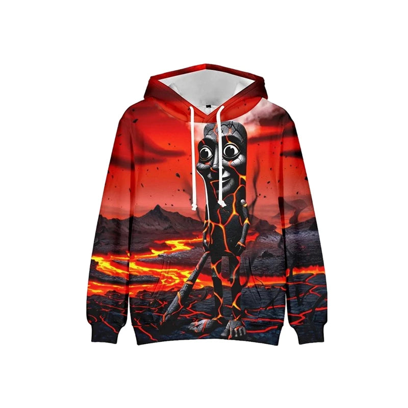Tung Tung Tung Sahur Funny Baseball Bat Meme Hoodie Men's Fashion Humor Style Graphic Sweatshirts Harajuku Fashion Kids Hoodies