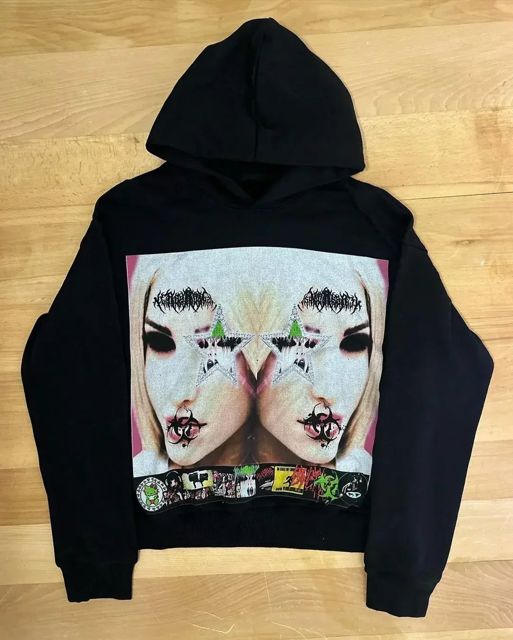 Harajuku Hoodies Women Goth Streetwear Tops Gothic Grunge Couples Sweatshirt Drolandmiller Oversized Hoodie Y2k Clothes