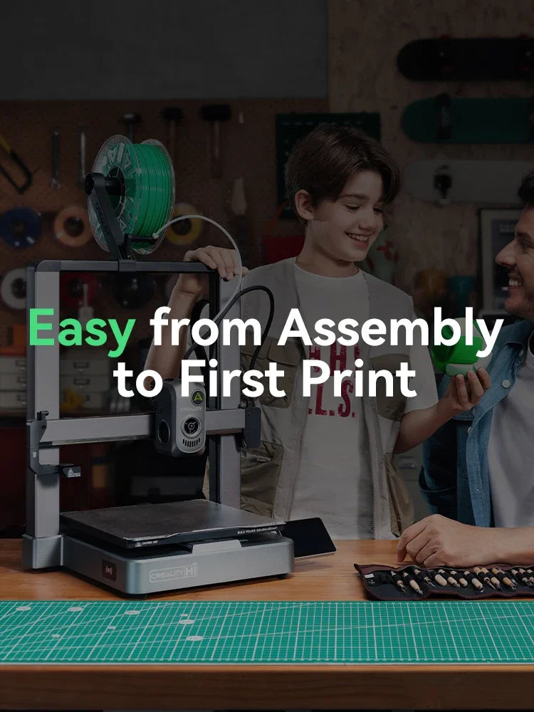 Creality CFS/Hi/Hi Combo 3D Printer Auto Bed Leveling Full Metal Extruder with 500 mm/s 12000 mm/s² max acceleration Fast Print