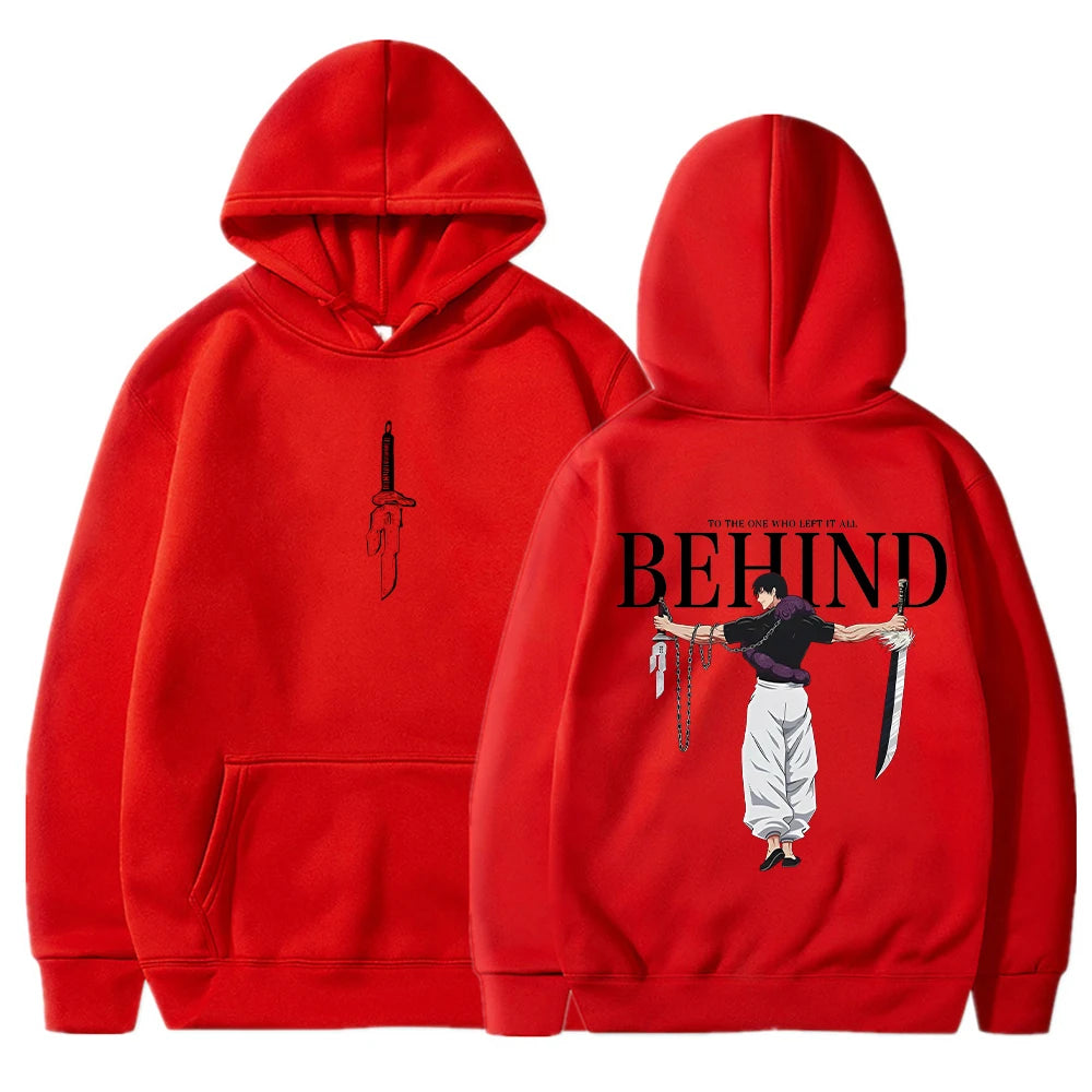 Anime Hoodies for Men and Women Fushiguro Toji Manga Hoodies Gothic Sportswear Hip Hop Street Wear Men's Clothing